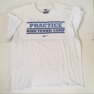 Nike practice tennis camp t-shirt sz M